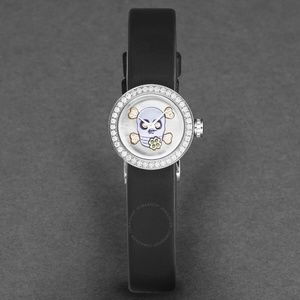 Christian Dior Women's 'La D De Dior Mini' Skull Dial Diamond Bezel